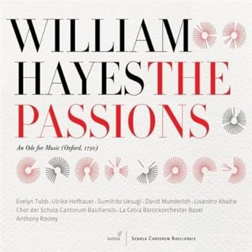 Hayes: The Passions - An Ode for Music (Oxford, 1750)