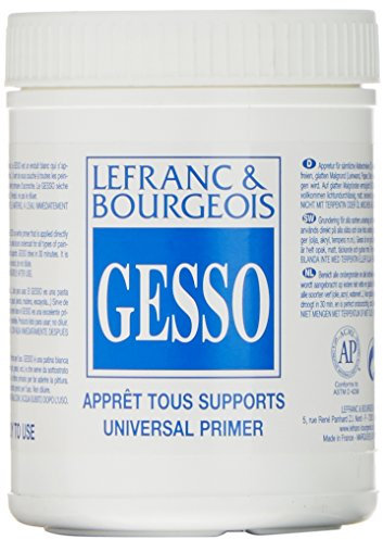 Lefranc & Bourgeois Gesso - Imprimación universal (500 ml, para todos los soportes)