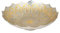 Obstschale Obstkorb aus Messing Silber - Gold 24 cm groß Schale Bassam als orientalisches Design