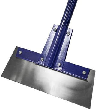 Faithfull Floor Scraper – 300mm (8in) Wide Blade with 1450mm (57in) Fibreglass Handle for Surface Cleaning & Preparation