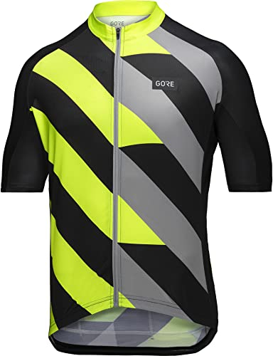 GORE WEAR Herren Signal T-Shirt, Black/Neon Yellow, S EU