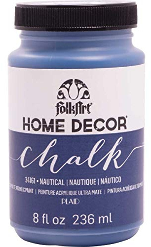 Plaid:Craft Folkart Home Decor Chalk Paint 8 Oz-Nautical