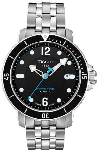 Tissot Seastar 1000 Herren-Automatikuhr T0664071105700, Schwarz