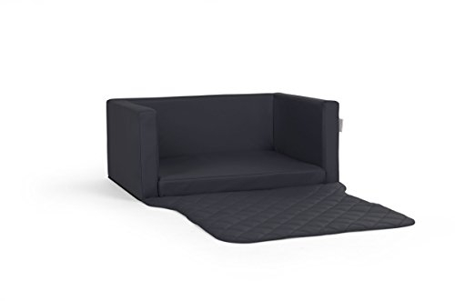 Travelmat Basic Kofferraum Hundebett fürs Auto STANDARD, Kunstleder Schwarz 90 x 70cm