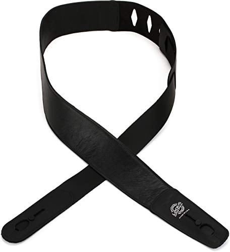 Lock-It Straps Leather Series Leather Strap with Locking Ends - Black