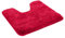 Kinzler J-10002/32 rot Badematte, Mikrofaser, 50x55 cm mit Ausschnitt