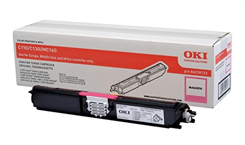 OKI 44250722 C110, C130 Tonerkartusche magenta 2.500 Seiten