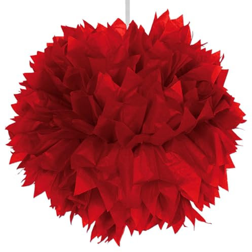 Folat Cheerleader Pompon 30 cm – Licht rot