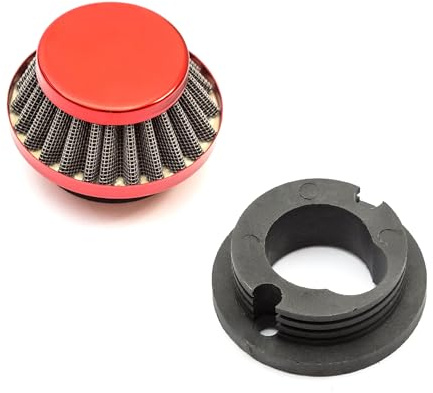 Mini Moto 49cc Red 44mm Air Filter & 28mm Black V-Stack Minimoto Dirt Bike