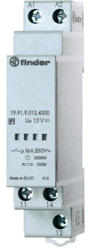 Finder Serie 19 - Modulare Schnittstelle 12 V Wechselstrom/Gleichstrom