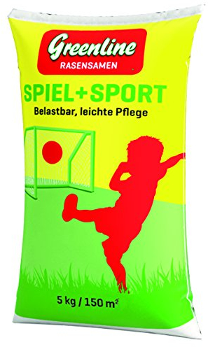 Greenfield Greenline - Semi per prato e sport, 5 kg, verde