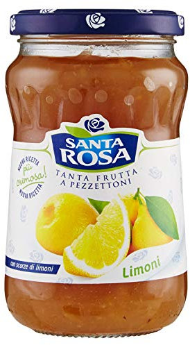Santa Rosa - Marmellata Di Limoni, Con Scorze Di Limone - 6 pezzi da 350 g [2100 g]