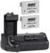 Meike Battery Grip for Canon EOS 550D 600D 650D 700D BG-E8 (in Original Quality Power Pack with Vertical Shutter Release and many functions/Vertical Grip/Battery Grip) – P