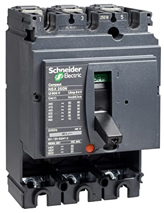 Schneider Electric lv431406 cortacircuitos Compact nsx250 N – 250 A – 3 Poles – Without Shooting