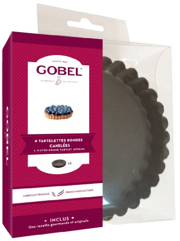 Gobel 282550 Boîte de 6 Tartelettes Anti-Adhérent