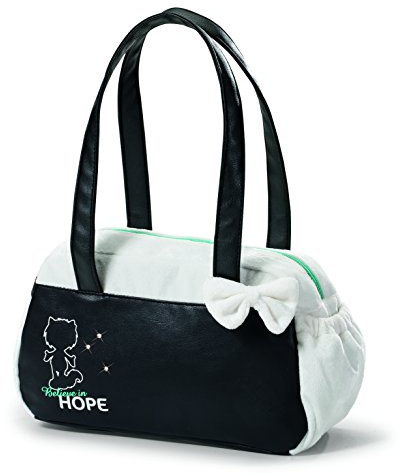 Nici 38120 - Handtasche Hope, 32 x 20 x 10 cm, schwarz/weiß