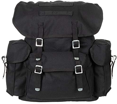 MFH Alte deutsche Armee Rucksack Schwarz