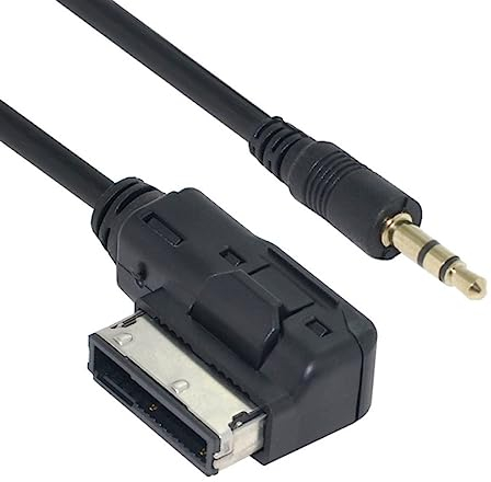 Media In AMI MDI al cavo adattatore audio stereo da 3,5 mm per auto A4 A6 Q5 Q7 e telefono