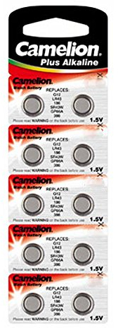 Camelion AG9/LR45/LR936/394 Pack de 10 Piles jetables pour Appareil Photo