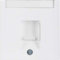 Tapa central con protección contra suciedad y portaetiquetas series berker S.1/ B.3/ B.7 de hager, blanco polar, mate