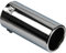 AUTO-STYLE Endrohr Stahl/Chrom - rund 80mm - Länge 170mm - 40-77mm Anschluß