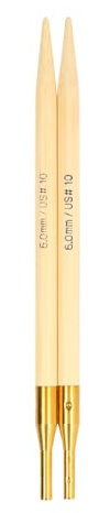 Addi Click Interchangeable Bamboo Needle Tips 6.00 mm - 1 piece