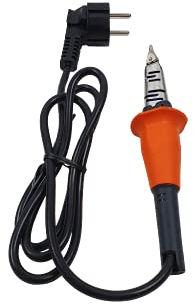 Express, 49, Fer à Souder Electrique Tempo 45 W, Soudure Etain, Prêt en 1mn, Idéal pour Interventions Rapides, Collerette Repose Fer Intégré, Excellente Prise en Main, Orange et Noir