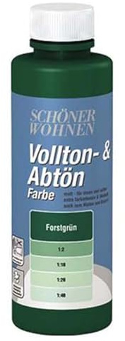 Voll- und Abtönfarbe Forstgrün 125 ml