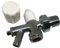 Optima Radiator Valve Angled 15mm Chrome Plated with Draw Off Drain