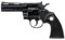 KIMAR |Replica Revolver Colt Phython 4' |Cal. 380 | Scacciacani Pistola a Salve | Top Firing | Azione Singola e Doppia |Caricatore a Tamburo |Nera