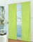 Gardinenbox Flächenvorhang, Schiebegardine Blickdicht matt, Apfelgrün, aus Micro Satin (Mikrofaser Gewebe), mit Paneelwagen und Beschwerungsstange -85600-, 85600