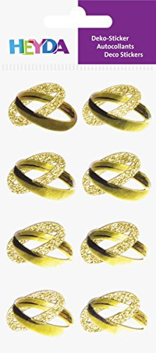 HEYDA Sticker Mix Ringe gold