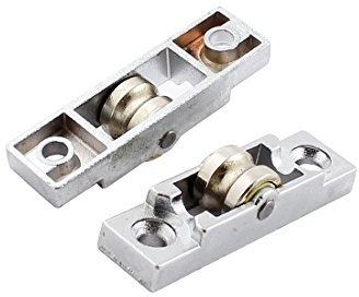 sourcing map 2 PCS 10 mm Dia Kleiderschrank Tür Fenster Schiebetür Schieberad Rollenscheibe