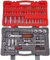 KS TOOLS - 922.0711 - Coffret de douilles et accessoires ULTIMATE 1/4'' - 1/2'', 111 pièces - Robuste et pratique - Cliquets - douilles 6 pans 4 à 34 mm, XZN, PH, PZ, TX - cardan, rallonges, embouts