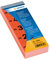 HERMA 4892 Nummernblock Zahlen 1-500, doppelt, 500 Stück, 56 x 28 mm, selbstklebend, matt, 2fach fortlaufende Papier Nummernetiketten Zahlenetiketten Anlagenummern, rot
