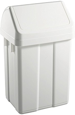 TTS Schwingdeckeleimer Polypropylen | Inhalt 12 l | weiß