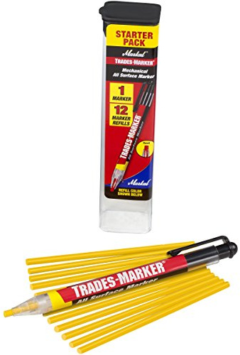 Markal 96131 trades-marker Starter-Pack, gelb, Diametre de pointe: 4mm
