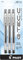 Pilot G-Tec-C Gel Ink Rolling Ball Pens, Ultra Fine Point (0.4mm), Black Ink, 3-Pack (35483)