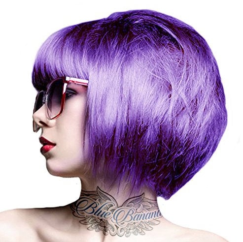 2 x Crazy Colour Semi Permanent Hair Dyes 100ml (Hot Purple)