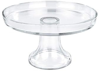 Borgonovo, Alzata Piatto Palladio in Vetro, Diametro 22cm