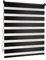 Victoria M. Doppelrollo Klemmfix ohne Bohren, 90 x 230 cm (BxH) Schwarz, Rollo Fensterrollo lichtdurchlässig & verdunkelnd，Duo-Rollo Klemmmontage Zebrarollo für Fenster & Türen