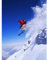 Wee Blue Coo Skier Ski Jumping Snow Sport Sky Art Print Poster Wall Decor Kunstdruck Poster Wand-Dekor-12X16 Zoll