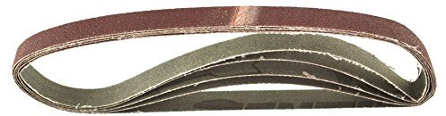 Belt Power Finger File Sander Abrasive Sanding Belts 457mm x 13mm 120 Grit 5 PK
