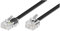 Goobay 68578 Cavo di collegamento modulare 10 metri, telefonico, nero - spina RJ45 (8P4C) a spina RJ11/RJ14 (6P4C)