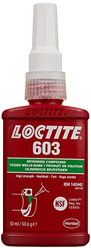 LOCTITE® 603 50 ml Flacon - Colle forte pour assemblages cylindriques | Fixation haute résistance pour roulements et bagues