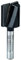 Bosch 1x PRO Nutfräser, gerade, zweischneidig (für Weichholz, Hartholz, Ø 19 mm, Professional Zubehör Handfräse, Kantenfräse)
