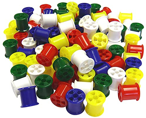 Plastic Cotton Reels Pack 100