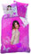 CTI Parure Housse de Couette 140x200 + Taie d'oreiller 63x63 Violetta Tango, 100% Coton, Rose
