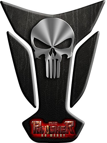 Aufkleber Tankpad Tankpad geharzt Effekt 3d – adesivi-sticker 3d Compatible, The Punisher Big Wings 13 x 17,5 cm,