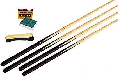 Supreme – Lot 4 Queues Billard 1/2 + Kreide + Bürste